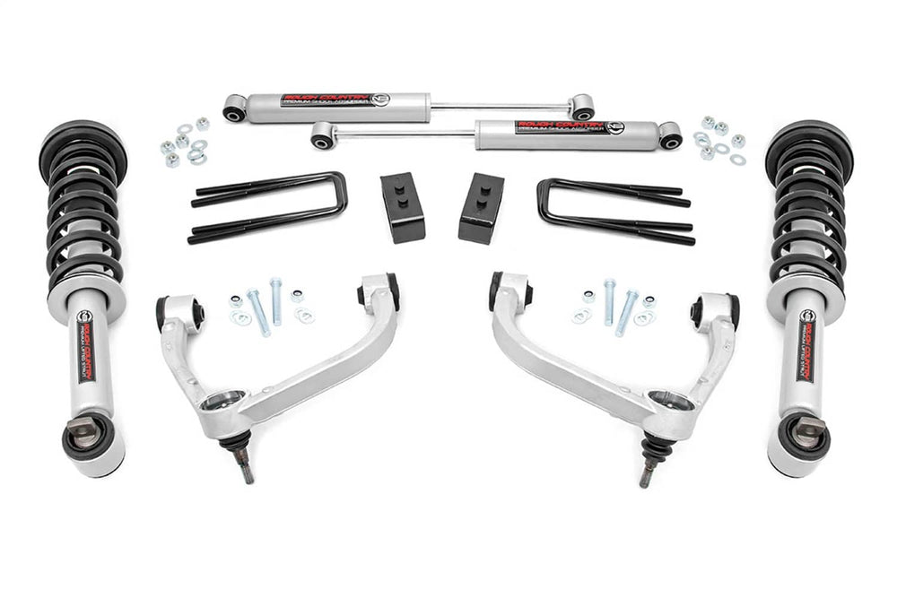Rough Country 3" Lift Kit - 14-20 F150 4WD with N3 Shocks