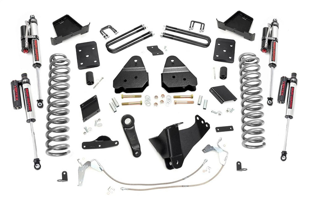 Rough Country 6" Lift Kit - 15-16 Super Duty Diesel with Vertex Coilovers - Overloads