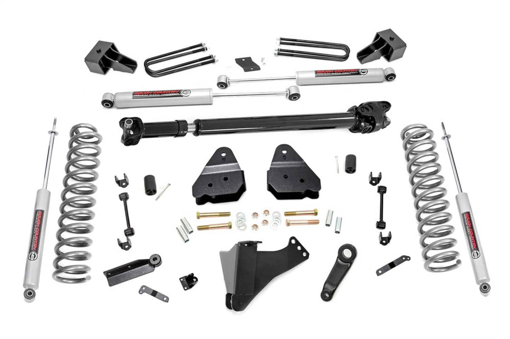 Rough Country 6" Lift Kit - 17-22 Super Duty 4WD - Drw - Front Drive Shaft