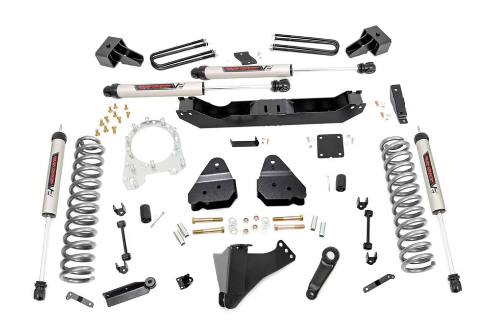Rough Country 4.5" Lift Kit - 17-22 Super Duty 4WD Dually - V2