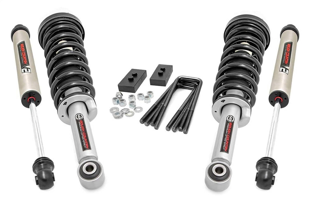 Rough Country 2" Lift Kit - 21-25 F150 2WD/4WD with N3 Struts - V2