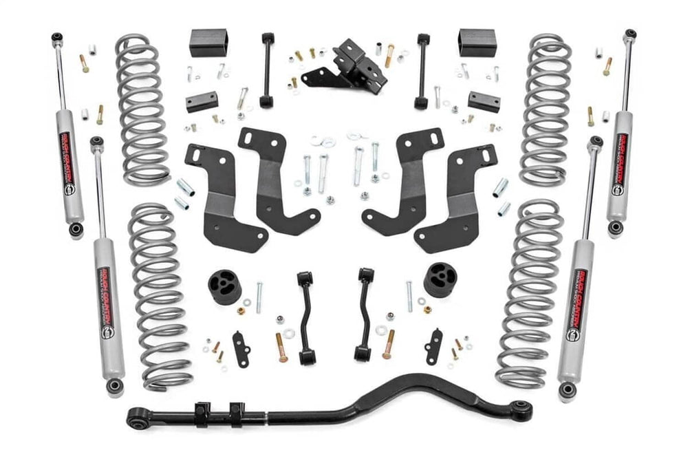 Rough Country 3.5" Lift Kit - C/A Drop - 18-23 Wrangler JL 4WD 2-DOOR
