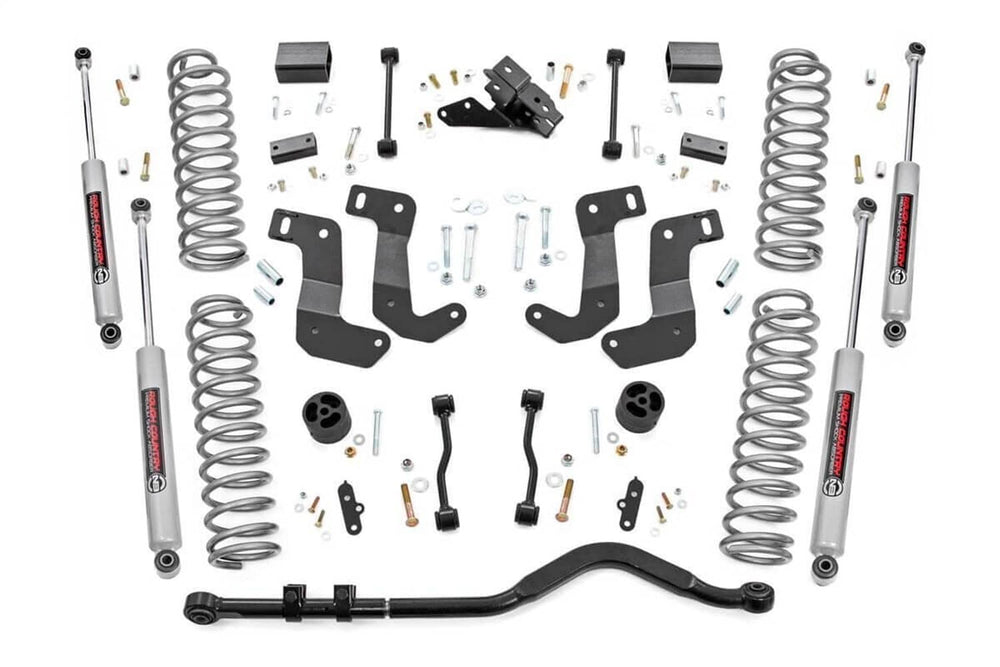 Rough Country 3.5" Lift Kit C/A Drop - 18-23 Wrangler JL 4WD 4-DOOR