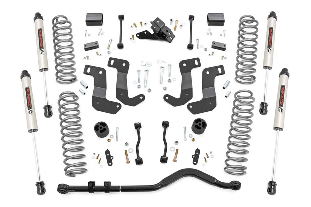 Rough Country 3.5" Lift Kit C/A Drop - Stage 1 - V2 - 18-23 Wrangler JL 4WD 4-DOOR