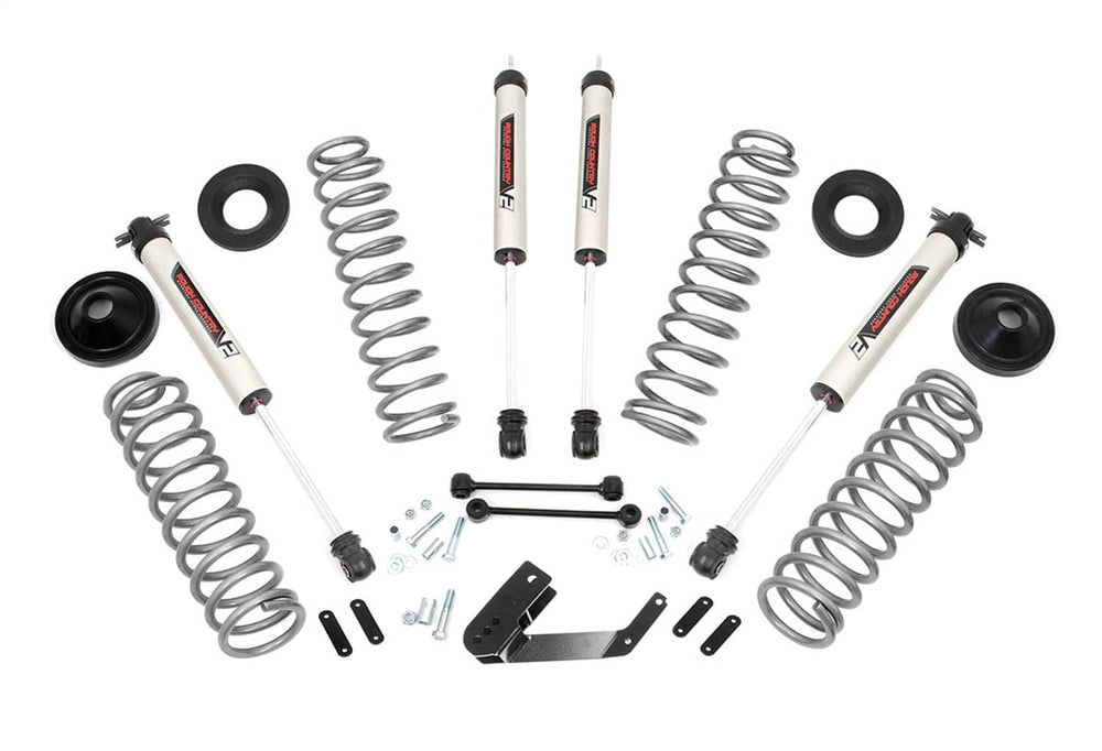 Rough Country 3.25" Lift Kit with V2 Shocks - 07-18 Wrangler JK 2WD/4WD 4-DOOR