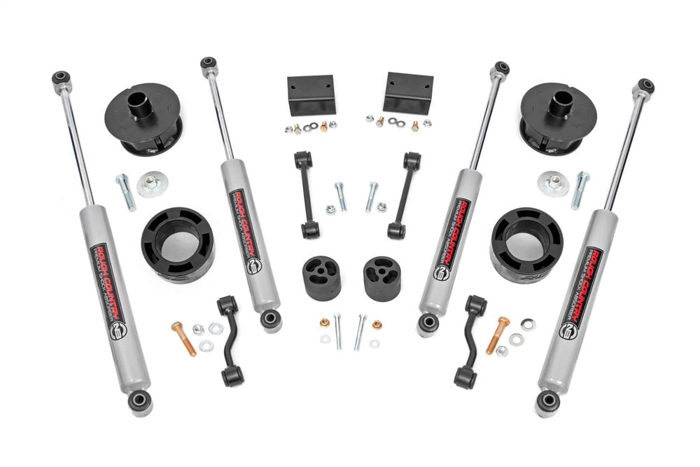 Rough Country 2.5" Lift Kit - N3 - Spacers - 18-23 Wrangler JL 4WD