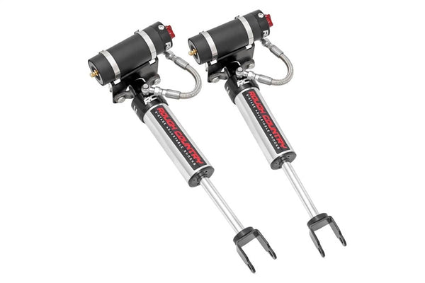 Rough Country Vertex 2.5 Adjustable Front Shocks - 11-19 Silverado/Sierra 2500HD/3500HD with 3-5" Lift