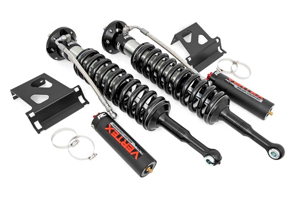 Rough Country Vertex 2.5 Adj Front Shocks - 07-21 Tundra 4WD with 6" Lift