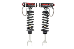 Rough Country Vertex 2.5 Adj Front Shocks - 12-18 Ram 1500 4WD/19-24 Ram 1500 Classic 4WD with 6" Lift