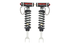 Rough Country Vertex 2.5 Adj Front Shocks - 19-24 Ram 1500 4WD with 6" Lift