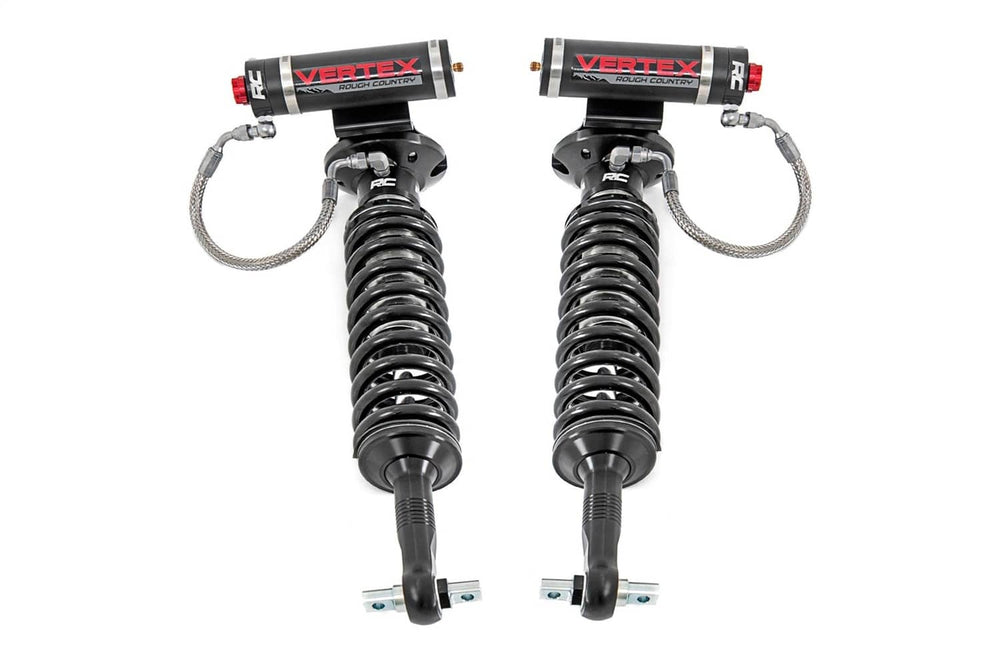 Rough Country Vertex 2.5 Adj Front Shocks - 14-25 F150 4WD with 3" Lift