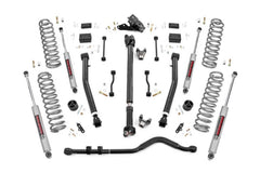 Rough Country 3.5" Lift Kit - 18-24 Wrangler JL Rubicon - Adj Lower - FR D/S