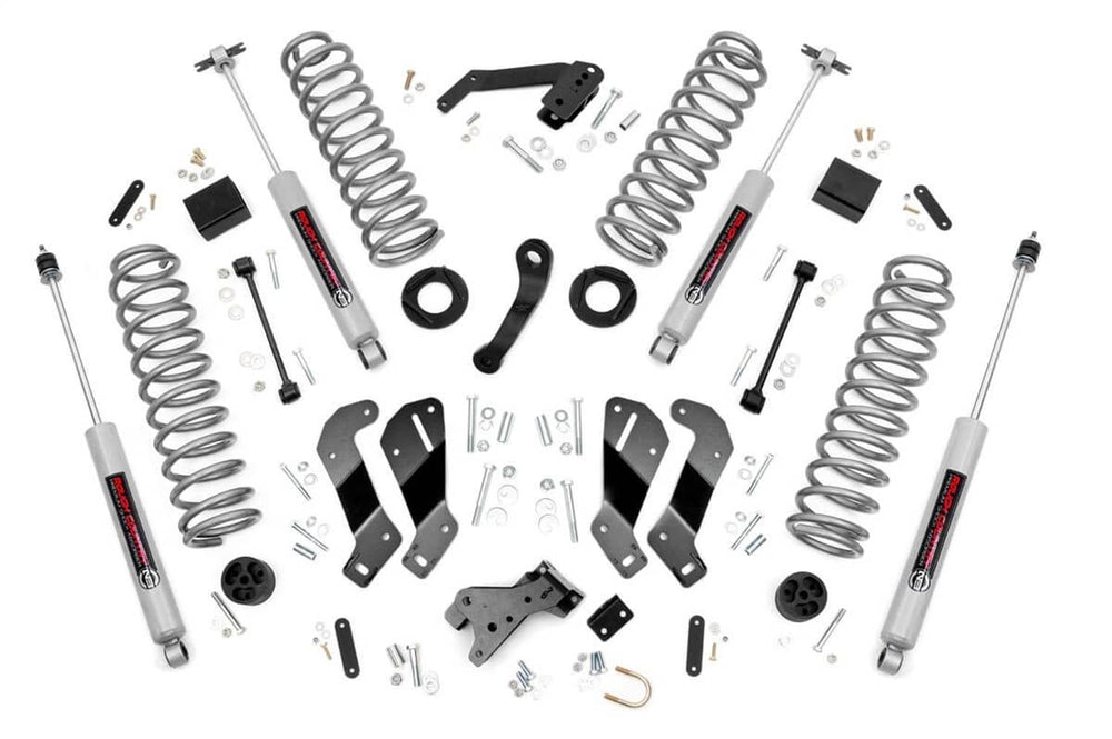 Rough Country 3.5" Lift Kit with N3 Shocks - 07-18 Wrangler JK 2WD/4WD 4-DOOR