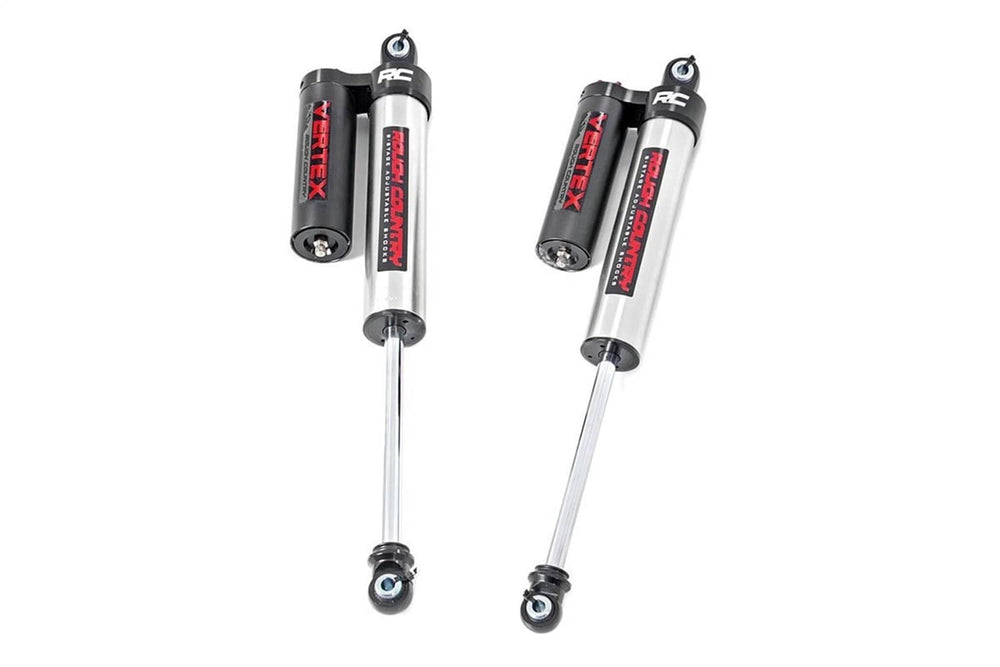 Rough Country Vertex 2.5 Adj Rear Shocks - 14-25 F150 4WD with 4-6.5" Lift