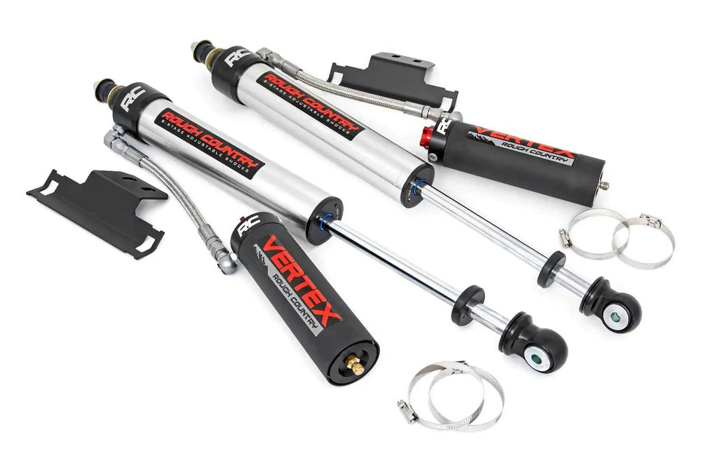Rough Country Vertex 2.5 Adj Rear Shocks - 05-23 Tacoma 2WD/4WD with 3" Lift