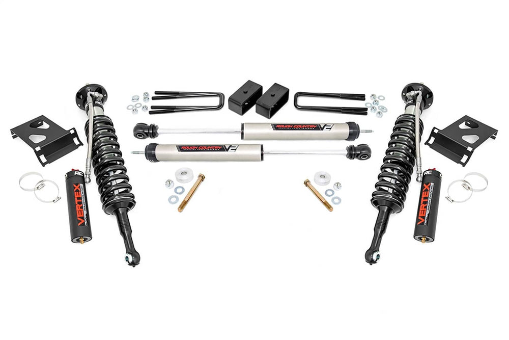 Rough Country 3" Lift Kit - 05-23 Tacoma 2WD/4WD with Vertex Coilovers / V2