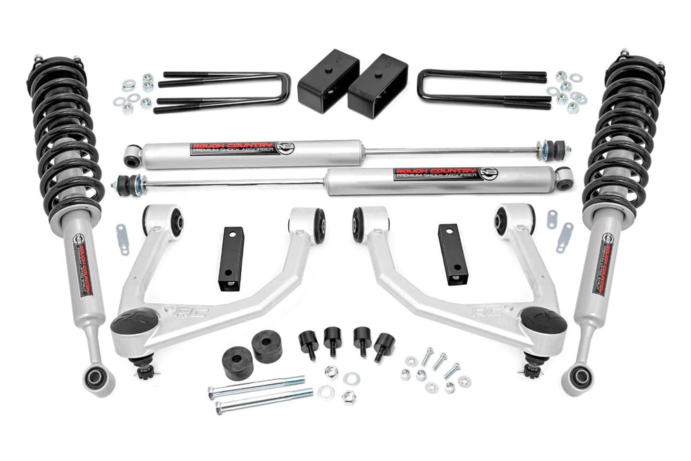 Rough Country 3.5" Lift Kit - 07-21 Tundra 2WD/4WD with N3 Shocks