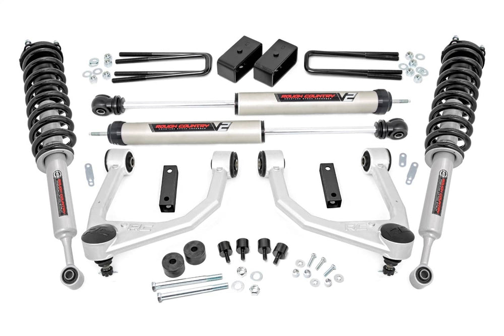 Rough Country 3.5" Lift Kit - 07-21 Tundra 2WD/4WD with N3 Struts / V2