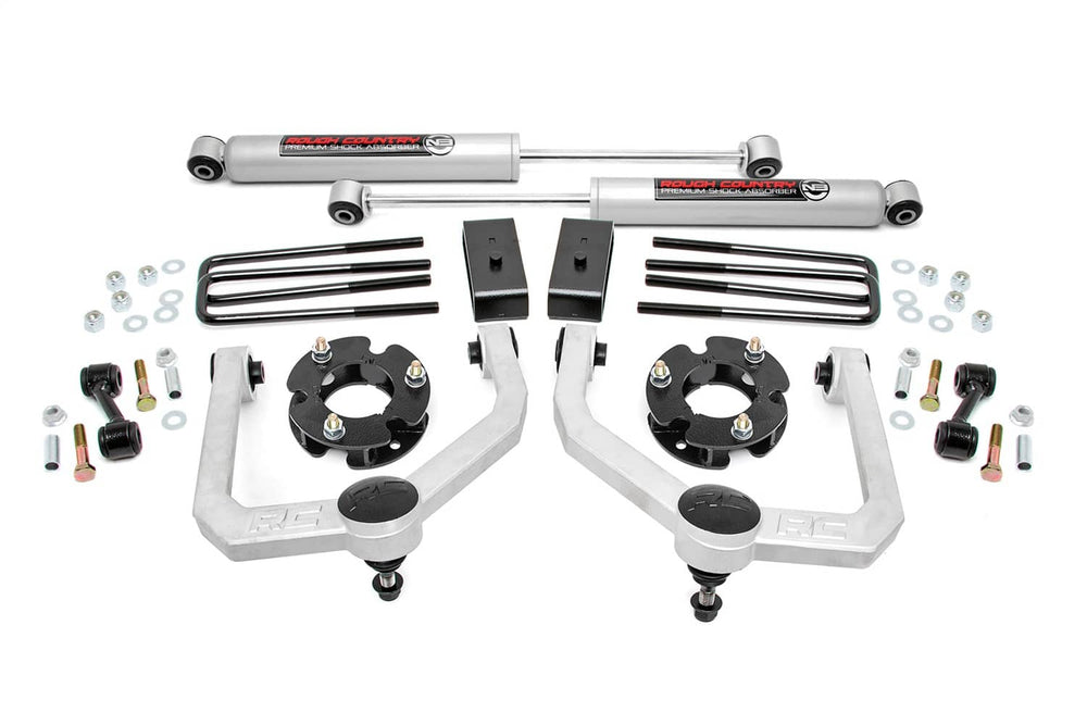 Rough Country 3" Lift Kit - 04-24 Titan 2WD/4WD with N3 Struts / V2