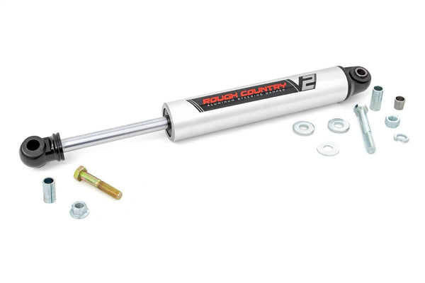 Rough Country V2 Steering Stabilizer - 11-15 Silverado/Sierra 2500HD/3500HD