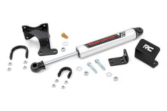 Rough Country V2 Steering Stabilizer - 07-18 Wrangler JK - Axle Bracket