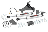 ROUGH COUNTRY V2 DUAL STEERING STABILIZER ; 05-26 SUPER DUTY WITH 2-8" LIFT