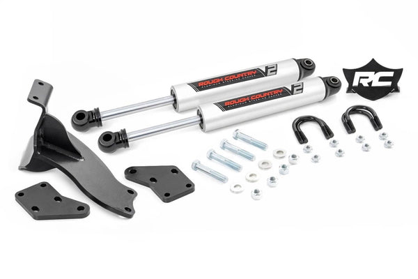 Rough Country Stabilisateur de direction double V2 - 14-26 Ram 2500 4WD