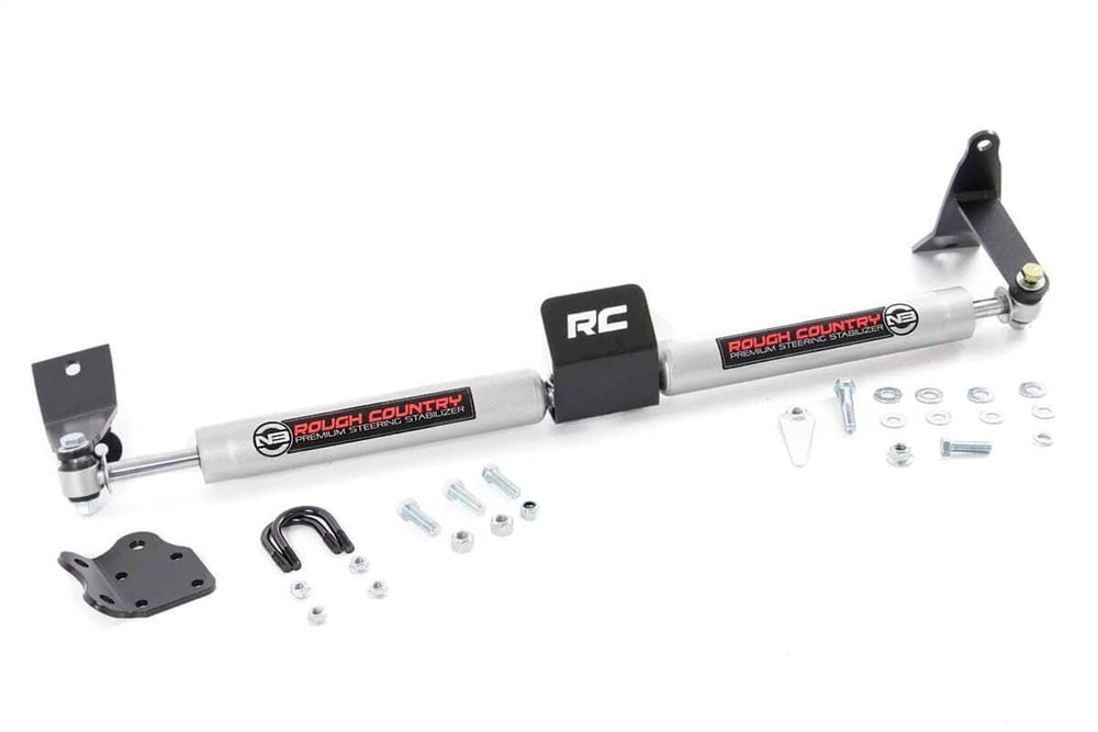 Rough Country N3 Dual Steering Stabilizer - Ram 10-13 2500 / 10-12 3500 4WD