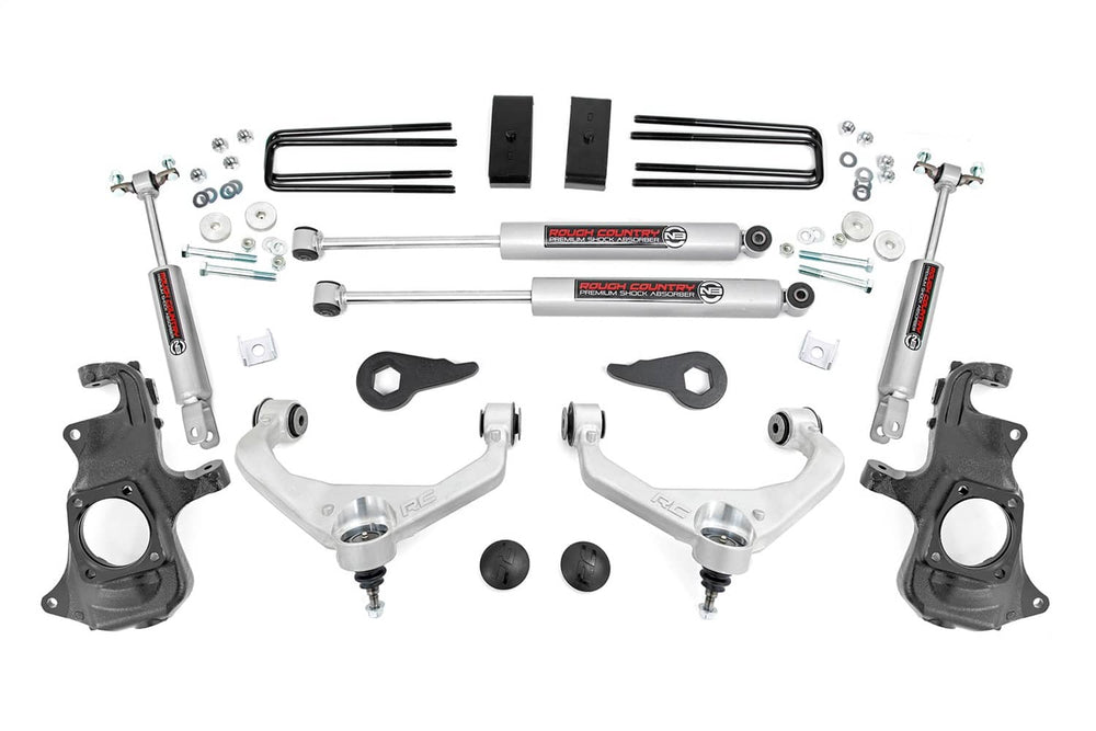 Rough Country 3.5" Lift Kit - 11-19 Silverado / Sierra 2500HD/3500HD