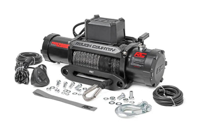 Rough Country Pro Series Winch 12000LB with Synthetic Rope