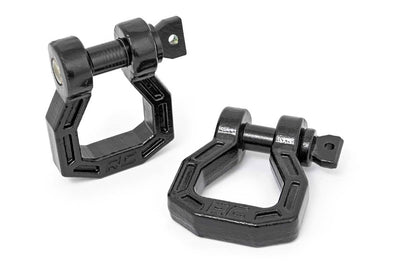 Rough Country D-Ring | Forged | Pair | Black