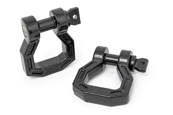 Rough Country D-Ring | Forged | Pair | Black