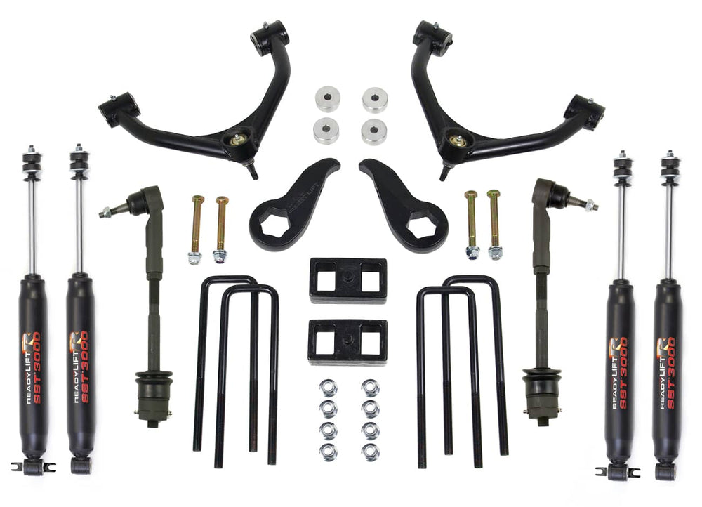 ReadyLift 3.5" FRONT/2" Rear Lift Kit 11-19 Silverado/Sierra HD Gas or Diesel Includes SST3000 Shocks (RDY-69-3512)