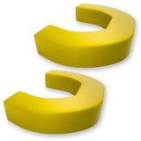 Recon RAM 1500 TOW HOOK Silicone Covers 2 PC SET Yellow (REC264004DGYL)
