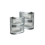 RECON CLEAR LED MIRROR LENS WITH AMBER LEDS ; 08-16 SUPER DUTY