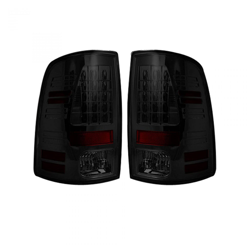 Recon Smoked LED Taillights - Dodge Ram 09-18 1500/10-18 2500/3500 - Fits Models Without Factory LED Taillights