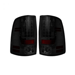 Recon Smoked LED Taillights - Dodge Ram 09-18 1500/10-18 2500/3500 - Fits Models Without Factory LED Taillights