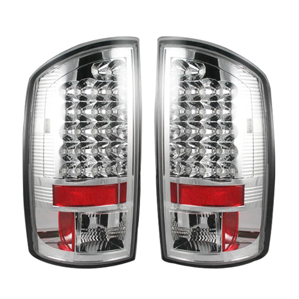Recon Clear LED Taillights - Dodge Ram 02-06 1500/ 03-06 2500/3500