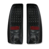 RECON SMOKED LED TAILLIGHTS ; 99-06 SILVERADO/SIERRA