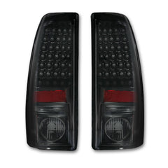 Recon Smoked LED Taillights - 99-06 Silverado/Sierra