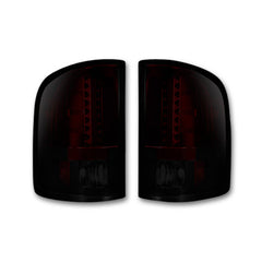 Recon Dark Red Smoked LED Taillights - 07-13 Sierra 1500/ 07-14 HD Except Dually