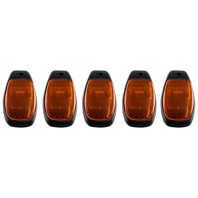 Recon Amber 5 Piece Cab Lights W/ Amber Ultra High-Power Leds - 19-26 Ram 2500/3500