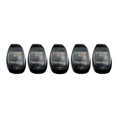 Recon Clear 5 Piece Cab Lights W/ Amber Ultra High-Power Leds - 19-26 Ram 2500/3500