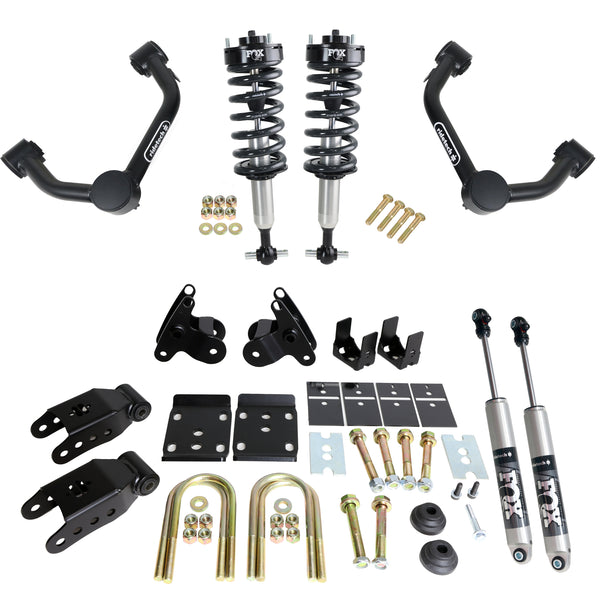 Ridetech 15-26 Ford F150 Touring Lowering Kit - 3.5in Front 5.5in Rear