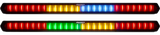 Rigid Industries Chase Rear Facing 27 Mode 5 Color Led Light Bar 28 Inch Surface Mount