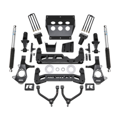 ReadyLift Suspension Lift Kit — 7" Lift — Stamped Steel Control Arms — 2014-2018 Chevrolet Silverado 1500, select trims; 2014-2018 GMC Sierra 1500, select trims (44-3472)