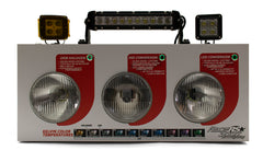 Race Sport RS-COMBO-DISPLAY - HID & LED Headlight/LED Light Bar & Spot Countertop Display