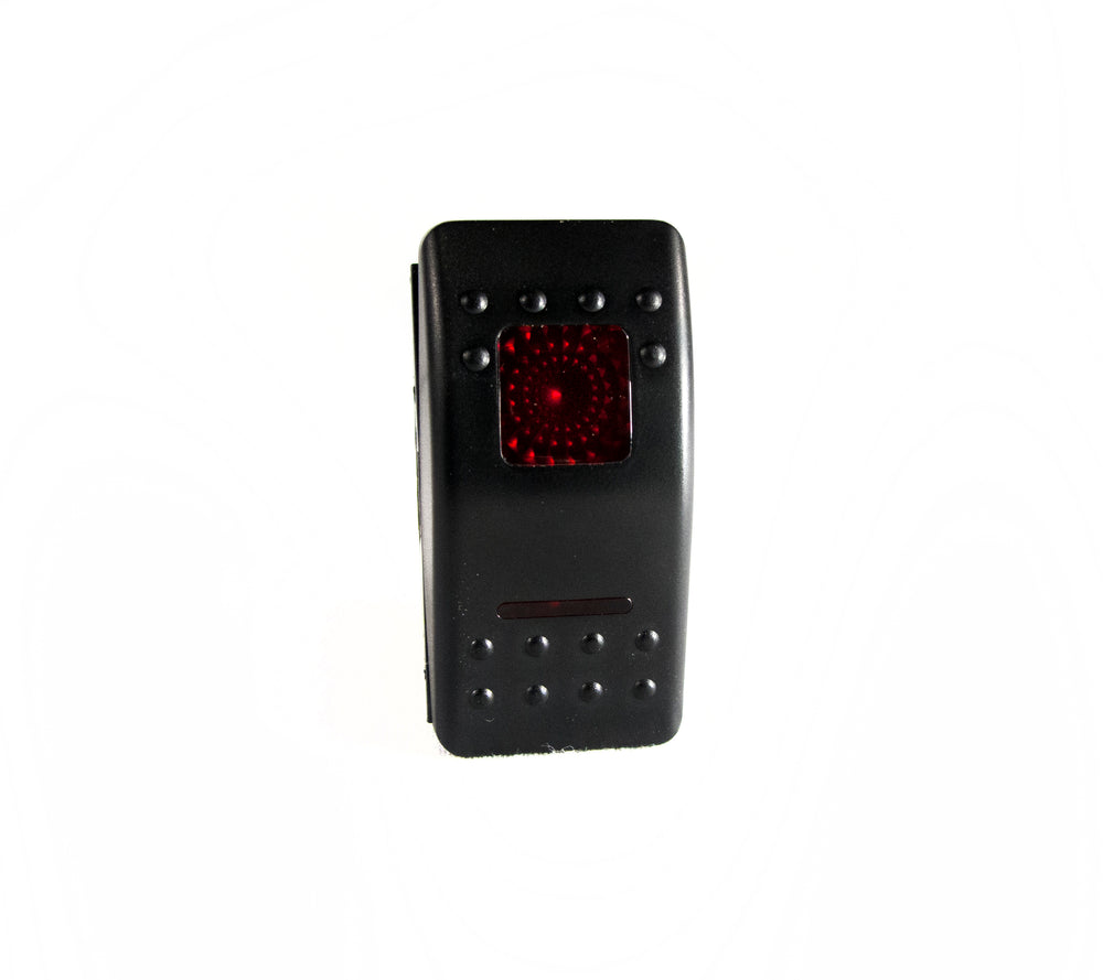 Race Sport LED Rocker 12-Volt On/Off Switch (Red)