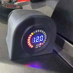 Race Sport 12V DC Volmeter Socket Volmeter Socket Input DC 12V Output :DC 5-15V