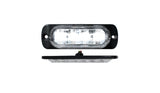 4-LED Ultra Slim Flush Mount 19-Flash Pattern Marker Strobe Light (White)